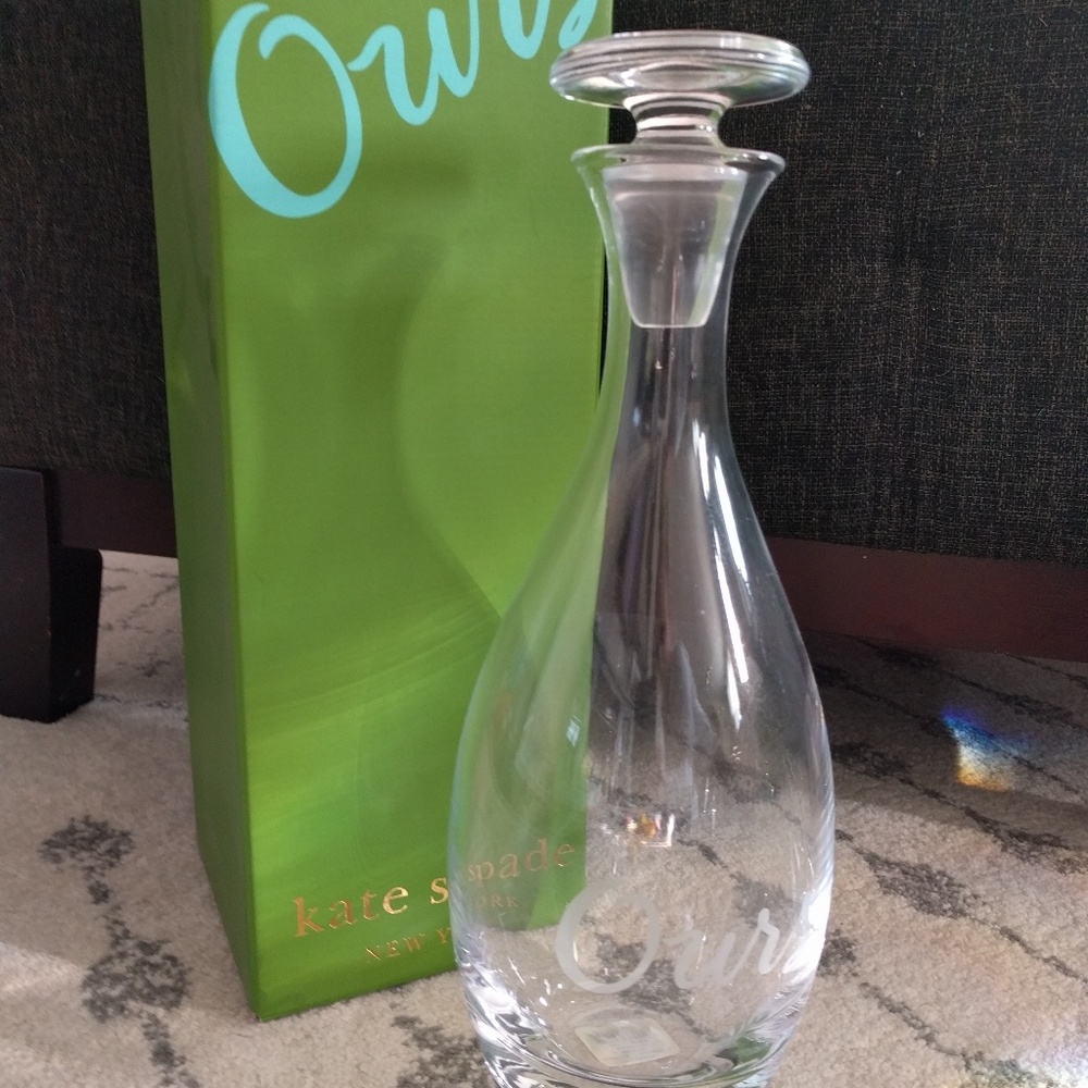 Kate Spade "Ours" Decanter